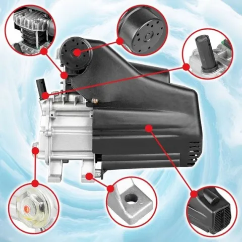 SILNIK ELEKTRYCZNY 230V Z POMPA DO KOMPRESORA 24/50L JEDNOTŁOKOWA SPRĘŻARKA