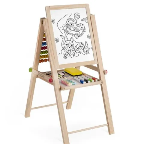 Składana magnetyczna kredowa tablica Ricokids
