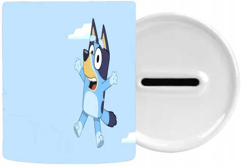 Skarbonka Ceramiczna Bluey i Przyjaciele - Blue