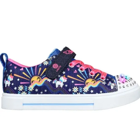 Skechers dziecięce buty świecące UNICORN SUNSHINE 314802L NVMT 35