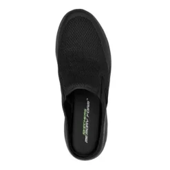 Skechers męskie czarne klapki Summits Vindicator 232296 BBK black 43