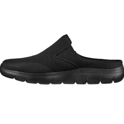 Skechers męskie czarne klapki Summits Vindicator 232296 BBK black 43