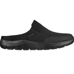 Skechers męskie czarne klapki Summits Vindicator 232296 BBK black 43