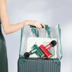 SKG PISTOLET DO MASAŻU PLECÓW CIAŁA STÓP LEKKI 4 KOŃCÓWKI MASSAGE GUN