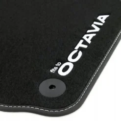 SKODA Octavia II 2008-2012 Dywaniki welurowe LOGO