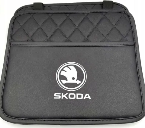 Skoda TORBA NA ZAGŁÓWEK ŠKODA wiszący ORGANIZER SAMOCHODOWY dla pasażera