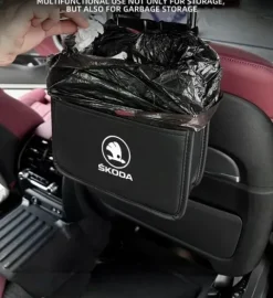 Skoda TORBA NA ZAGŁÓWEK ŠKODA wiszący ORGANIZER SAMOCHODOWY dla pasażera