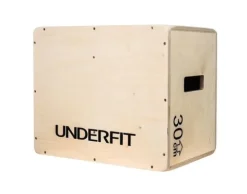 Skrzynia plyometryczna UNDERFIT 50 x 40 x 30 cm drewniana
