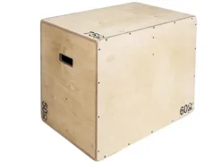 Skrzynia plyometryczna UNDERFIT 75 x 60 x 50 cm drewniana