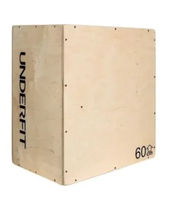 Skrzynia plyometryczna UNDERFIT 60 x 50 x 40 cm drewniana