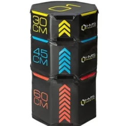 Skrzynie plyometryczne zestaw 3 sztuki Octagon Soft PYOBS01 HMS