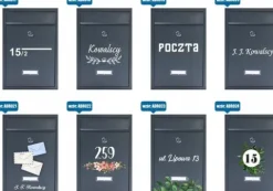 Skrzynka Pocztowa na listy z nadrukiem Zdjęcia Psa Zły Pies UWAGA PIES