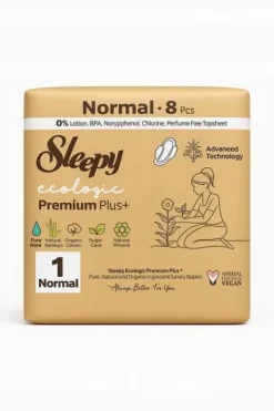 Sleepy podpaski higieniczne ze skrzydełkami Sleepy Ecologic Normal 8szt.