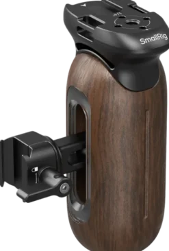 SmallRig 5239 Drewniany uchwyt boczny z zaciskiem NATO