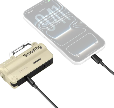 SmallRig 6089 Powerbank 10000mAh z 2 Akumulatorami Ładowarka USB-C Brązowy