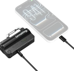 SmallRig 6091 Powerbank 10000mAh z 2 Akumulatorami Ładowarka USB-C Czarny