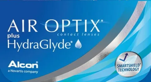 Soczewki kontaktowe Air Optix Plus HydraGlyde, 3 szt. -1.75