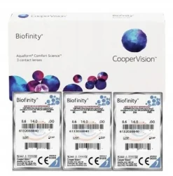 SOCZEWKI miesięczne Biofinity 3 szt Dzień i Noc -2,75