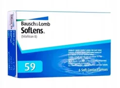 Soczewki SOFLENS 59 6 szt. BC 8.6 moc -1,75