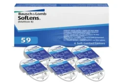 Soczewki SOFLENS 59 6 szt. BC 8.6 moc -1,75