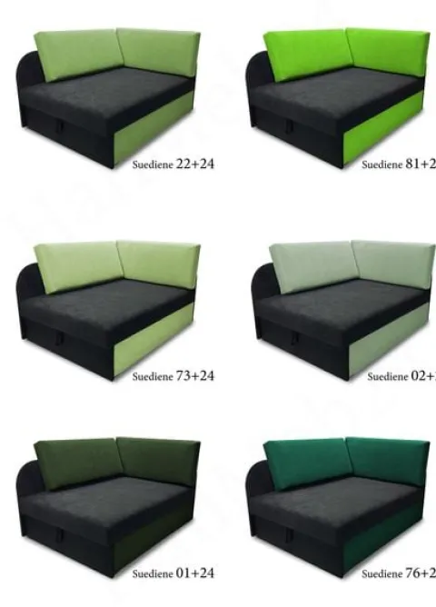 Sofa Kubuś łóżko amerykanka narożnik funkcja spania