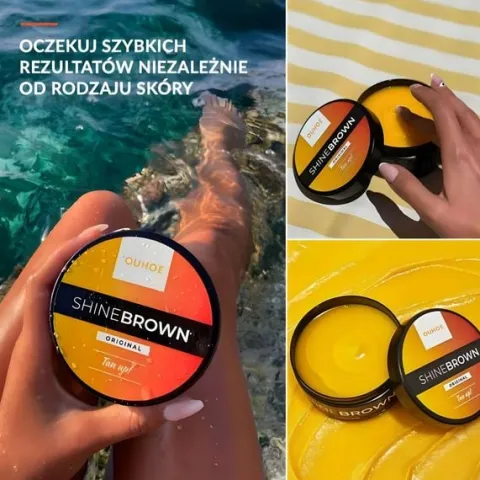 SOFT SHINE BROWN KREM PRZYŚPIESZAJĄCY OPALANIE - BRĄZUJĄCY OUHOE 100g