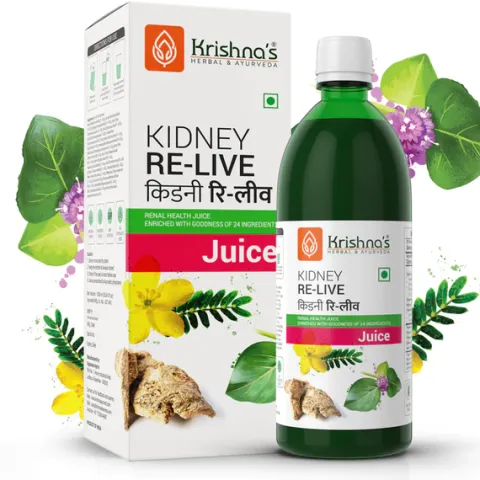 Sok na oczyszczenie nerek Kidney Relive Juice Krishna's 500ml