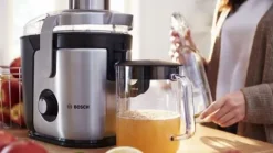 Sokowirówka Bosch MES4010 1200W 3 stopnie prędkości Otwór XXL DripStop