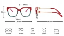 SOLIDNE Damskie Okulary Zerówki do KOMPUTERA Blue Light UV OPRAWKI Flexy OC