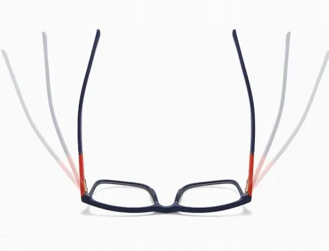 SOLIDNE Męskie Okulary Zerówki do KOMPUTERA Blue Light UV OPRAWKI Flexy