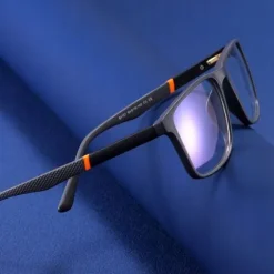 SOLIDNE Męskie Okulary Zerówki do KOMPUTERA Blue Light UV OPRAWKI Flexy