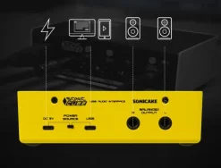 SONICAKE Interfejs Audio USB Mikser Podcast XLR 48V Streaming