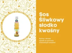 Sos śliwkowy plum sauce dip do sajgonek marynata słodko kwaśny 300ml