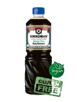 Sos sojowy bezglutenowy wegański wege tamari gluten free soy kikkoman 1l