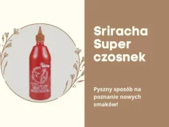Sos Sriracha super czosnek czosnkowy hot chilli garlic sauce Uni Eagle 750ml