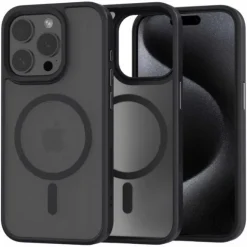 Spacecase Hybrid Mag Iphone 15 Pro Black