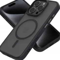 Spacecase Hybrid Mag Iphone 15 Pro Black