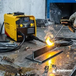 SPAWARKA INWERTOROWA MIGOMAT FCAW FLUX MMA TIG-LIFT 180A SYNERG PM-PAS-180L