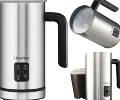Spieniacz do mleka z PODGRZEWACZEM 2 MIESZADEŁKA 4 TRYBY SPIENIANIA 500W