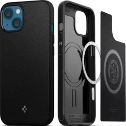 SPIGEN ETUI MAG ARMOR DO iPhone 13 – MATOWY CZARNY MAGSAFE