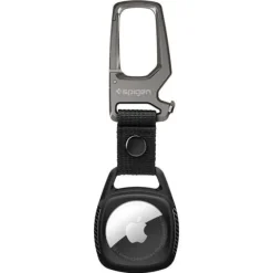 SPIGEN RUGGED ARMOR ETUI CZARNE DO APPLE AIRTAG – TRWAŁOŚĆ I STYL