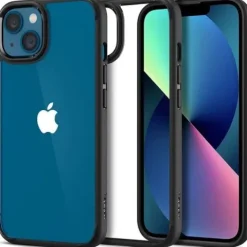 SPIGEN ULTRA HYBRID ETUI CZARNE DO IPHONE 13 – OCHRONA CERTYFIKOWANA