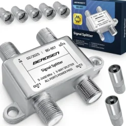 Splitter antenowy rozgałęźnik pasywny 3-wejściowy 5–2400 MHz Berdsen BD-957