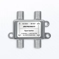 Splitter antenowy rozgałęźnik pasywny 3-wejściowy 5–2400 MHz Berdsen BD-957