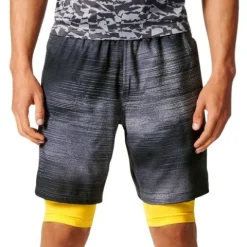 Spodenki Adidas 2w1 SpeedBreaker 2L1G męskie sportowe treningowe termoaktywne XS