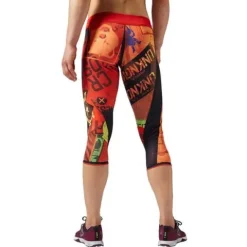 Spodnie 3/4 Reebok CrossFit Primed damskie dwustronne legginsy getry treningowe XS