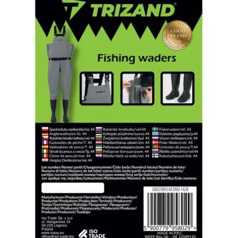 Spodniobuty Wędkarskie Trizand - Wodery 45