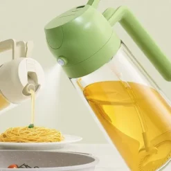 Spryskiwacz szklany do oliwy oleju octu dozownik w sprayu rozpylacz 470 ml