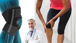 Stabilizator Kolana Orteza Opaska na Kolano Rzepki Stawu Kolanowego Sztywny