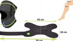 Stabilizator Kolana Orteza Opaska na Kolano Rzepki Stawu Kolanowego Sztywny